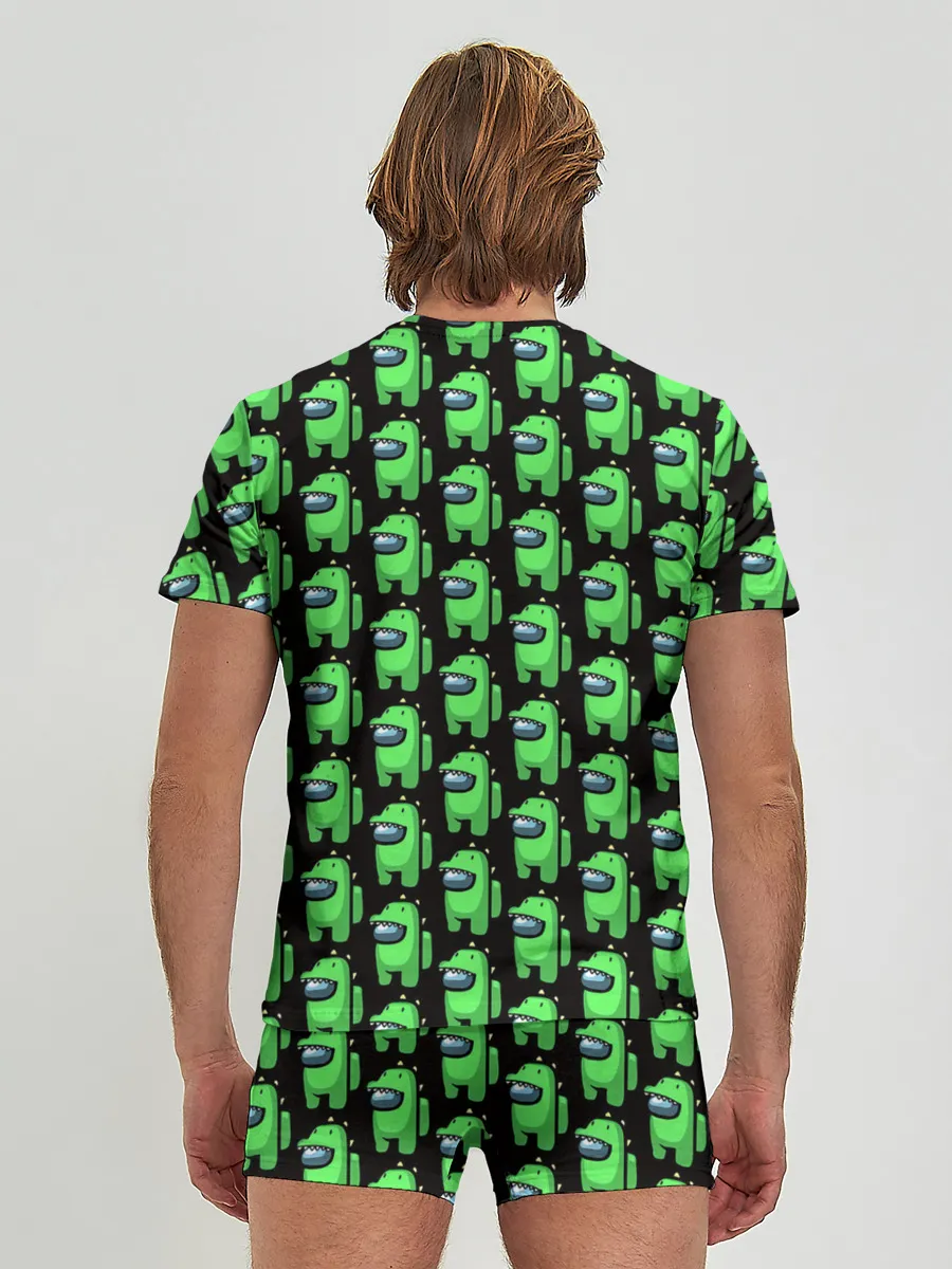 Мужские трусы с футболкой / Among Us Crocodile