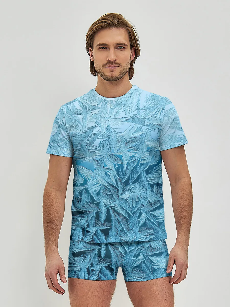 Мужские трусы с футболкой / Иней