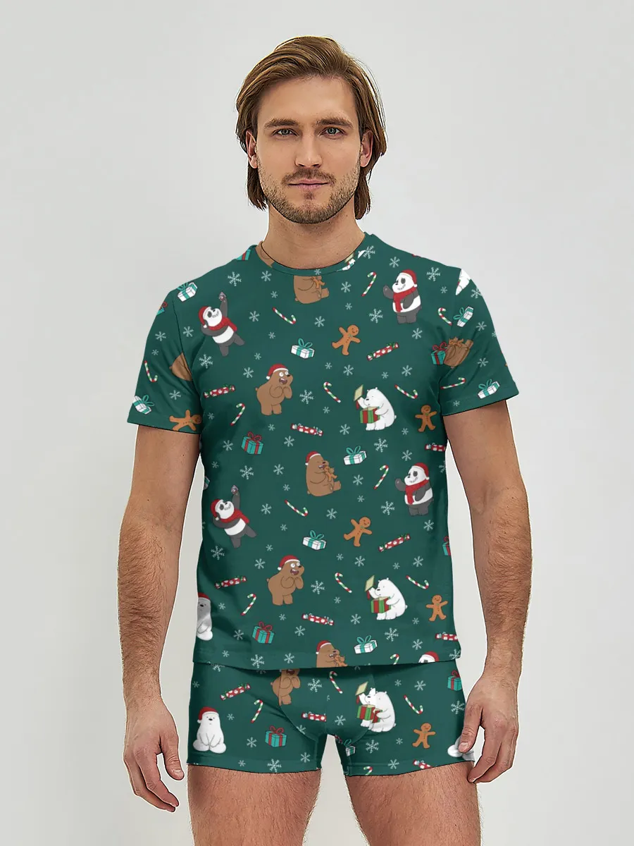 Мужские трусы с футболкой / We Bare Bears