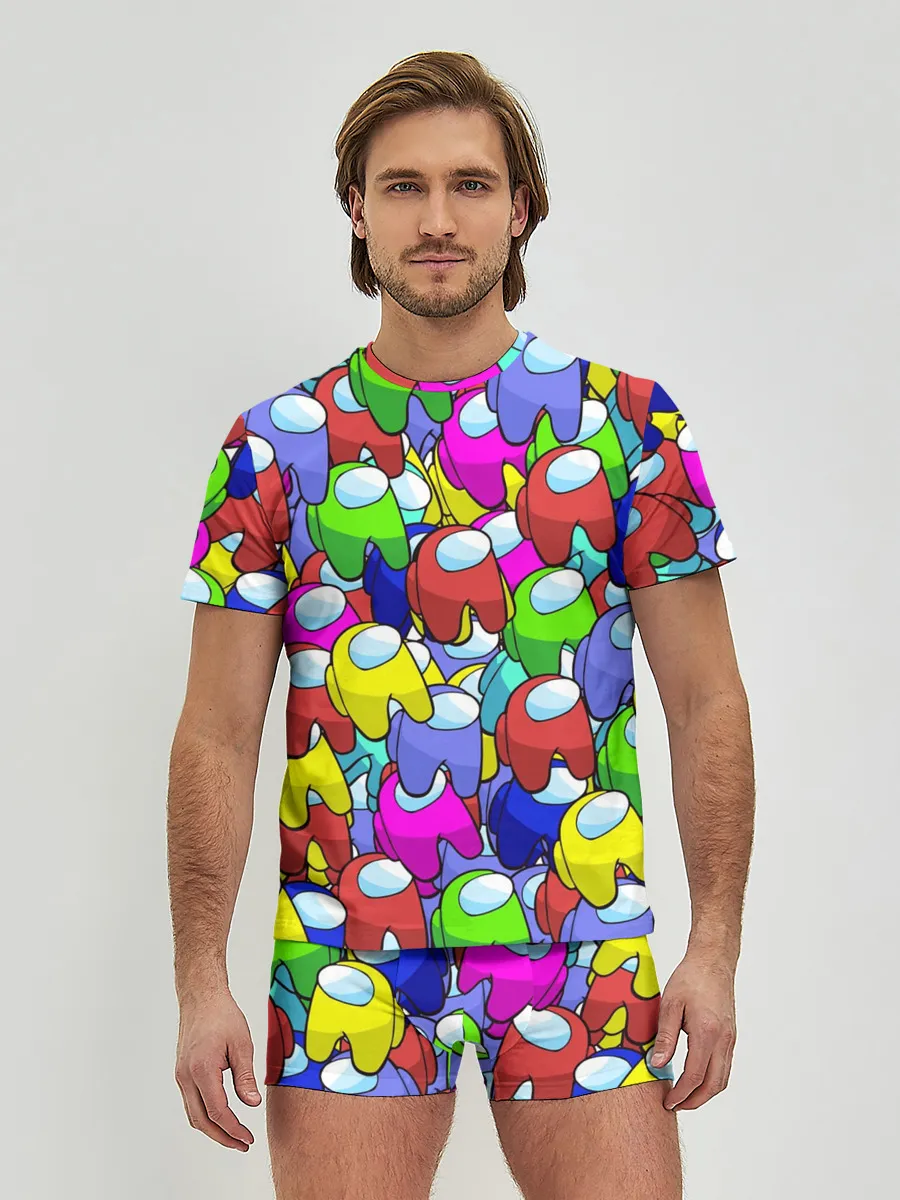 Мужские трусы с футболкой / AMONG US