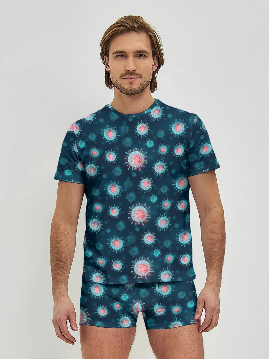 Мужские трусы с футболкой / Ковид-19