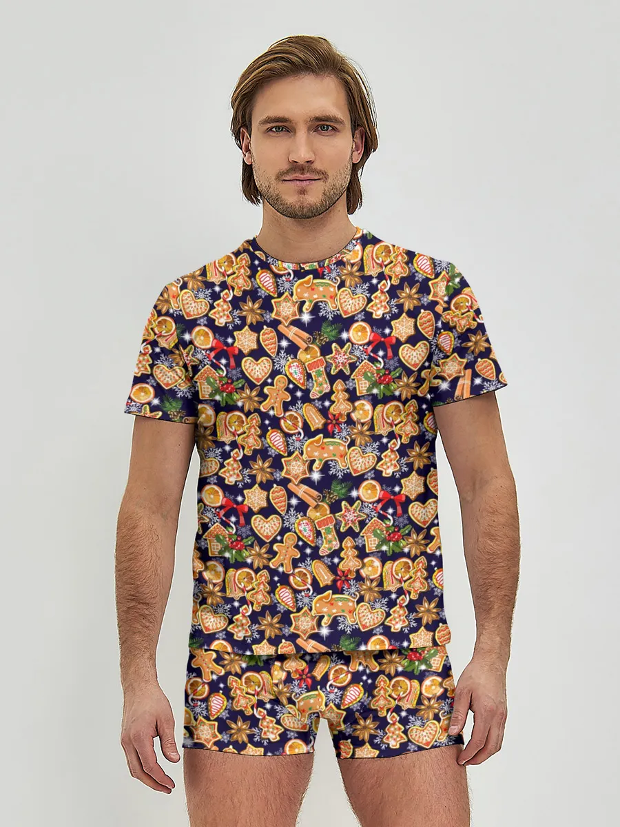 Мужские трусы с футболкой / Новый Год