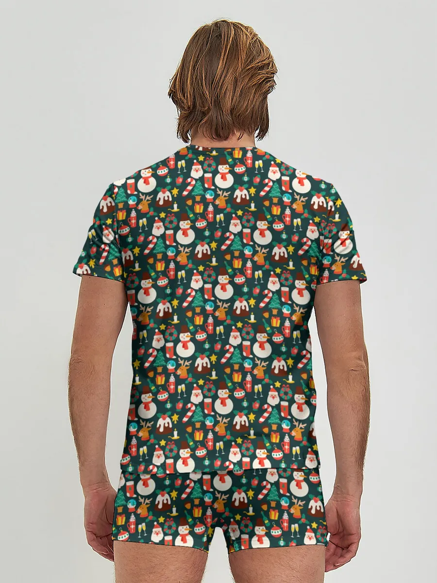 Мужские трусы с футболкой / Новый Год