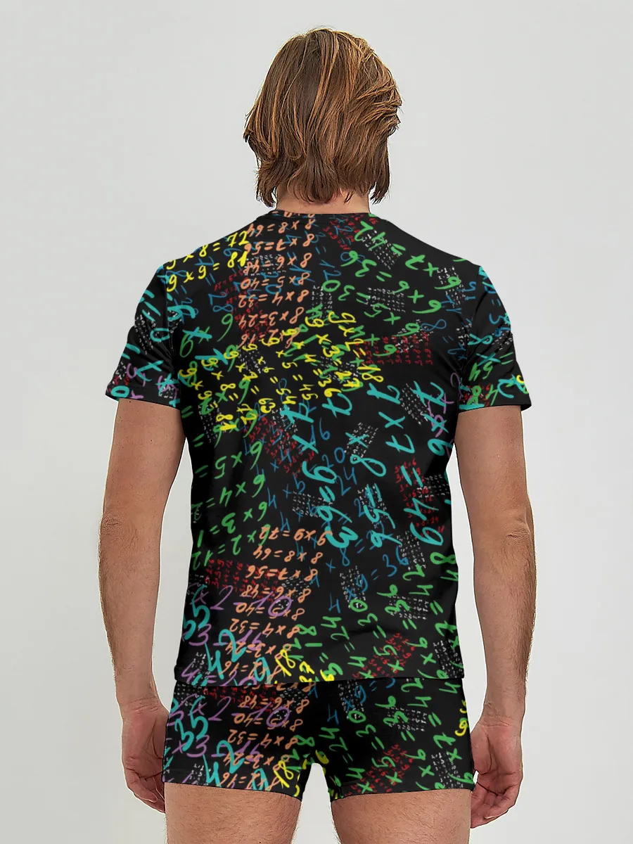 Мужские трусы с футболкой / таблица умножения