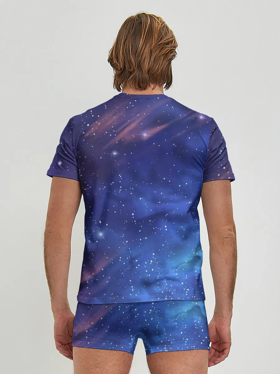 Мужские трусы с футболкой / Звёздное небо