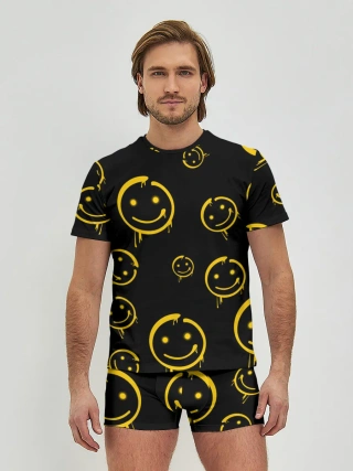 Мужские трусы с футболкой / Смайл