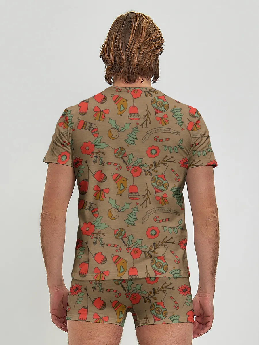 Мужские трусы с футболкой / Merry Christmas!