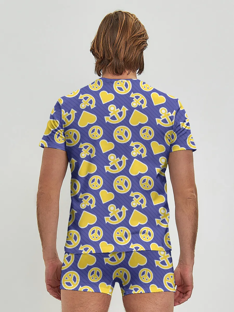 Мужские трусы с футболкой / Kimyou na Bouken паттерн