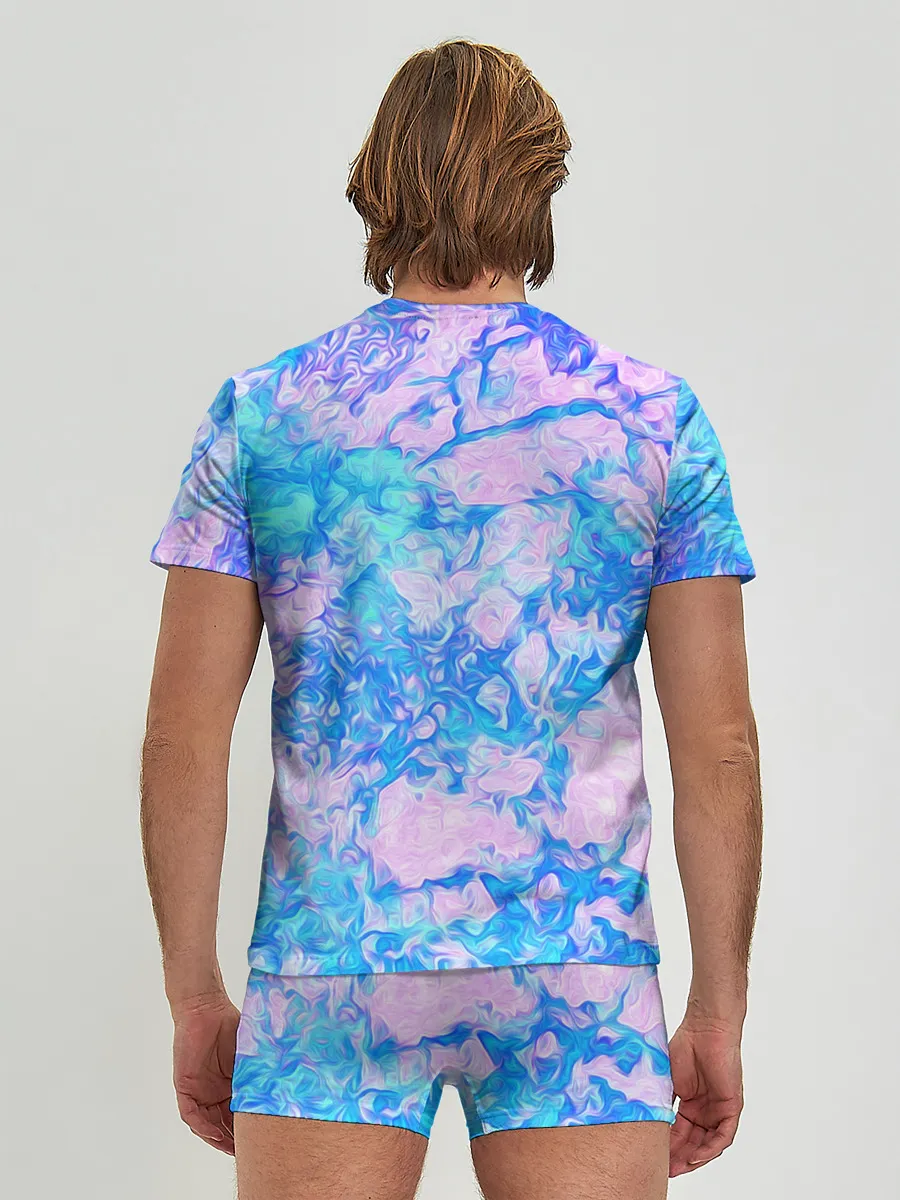 Мужские трусы с футболкой / Нежные краски