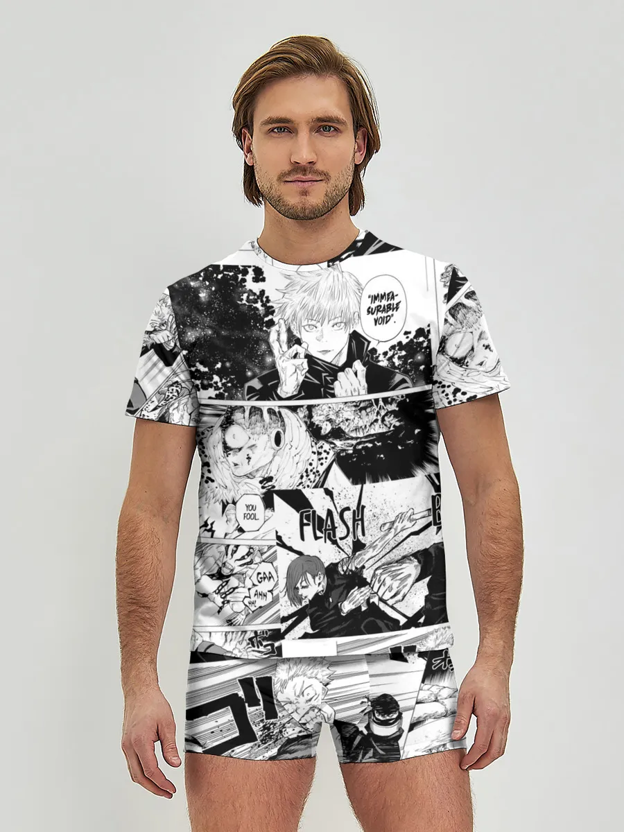 Мужские трусы с футболкой / Магическая битва манга