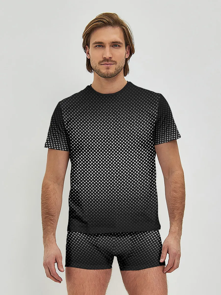 Мужские трусы с футболкой / Абстракция точки