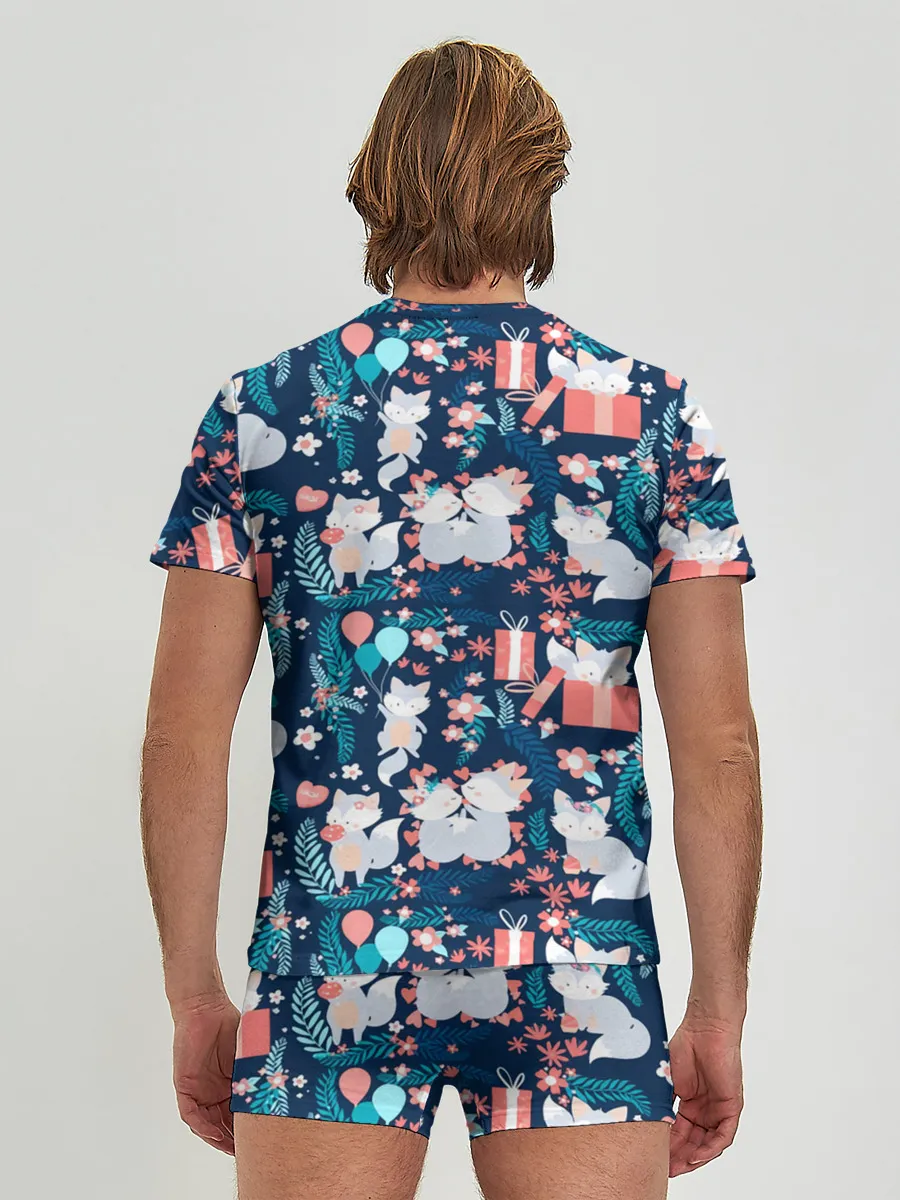 Мужские трусы с футболкой / Котики | Подарки