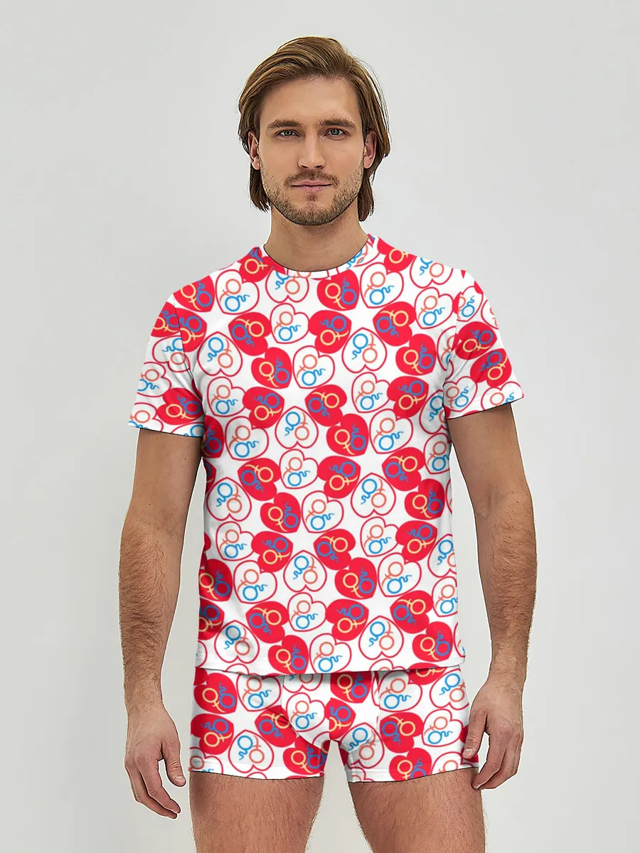 Мужские трусы с футболкой / Любовь