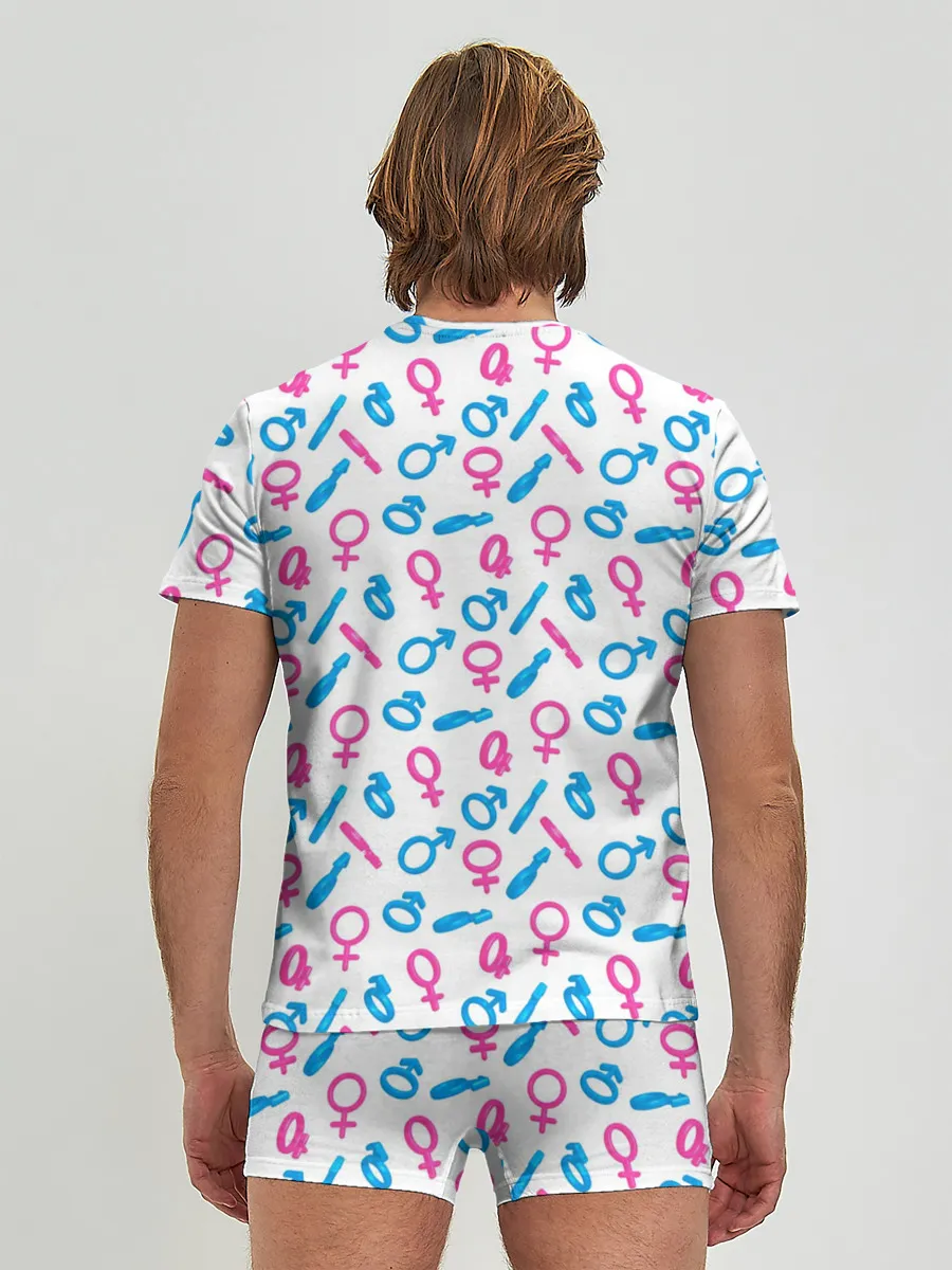 Мужские трусы с футболкой / Гендерные Символы