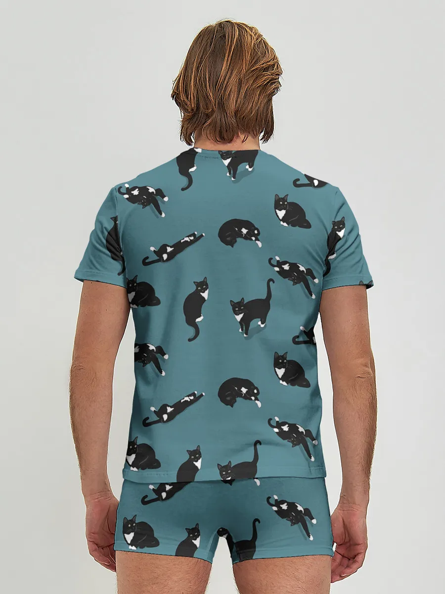Мужские трусы с футболкой / Коты и кошечки