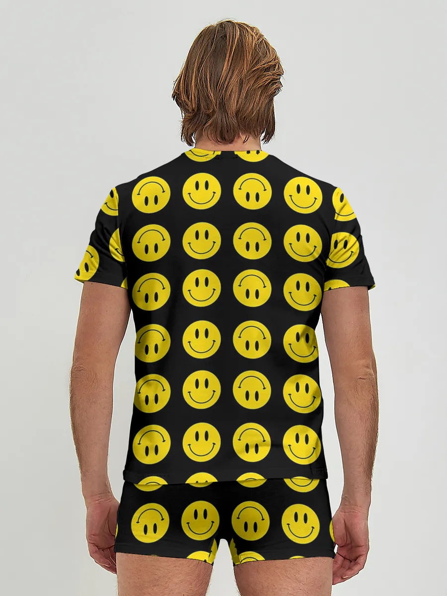Мужские трусы с футболкой / Смайлики
