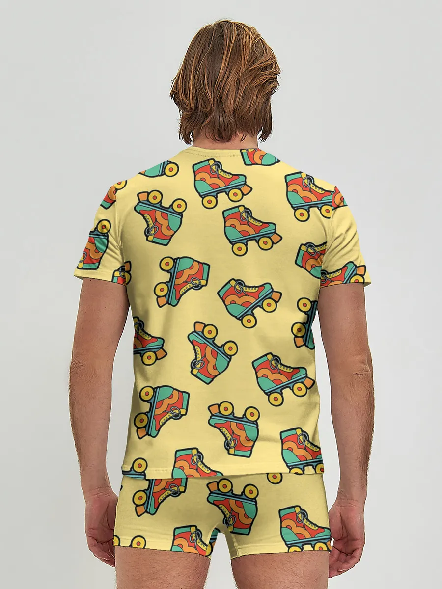 Мужские трусы с футболкой / Ролики