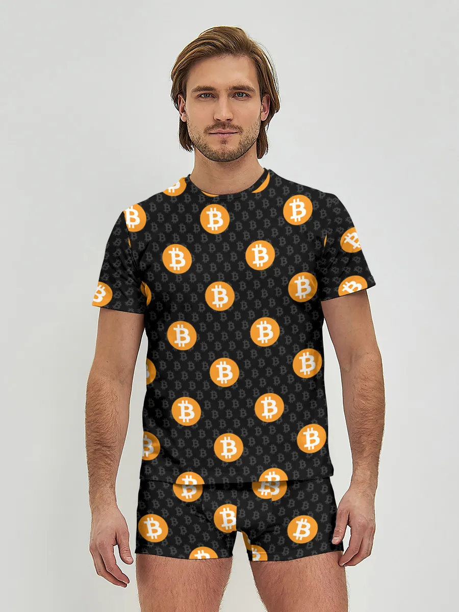 Мужские трусы с футболкой / БИТКОИН | BITCOIN