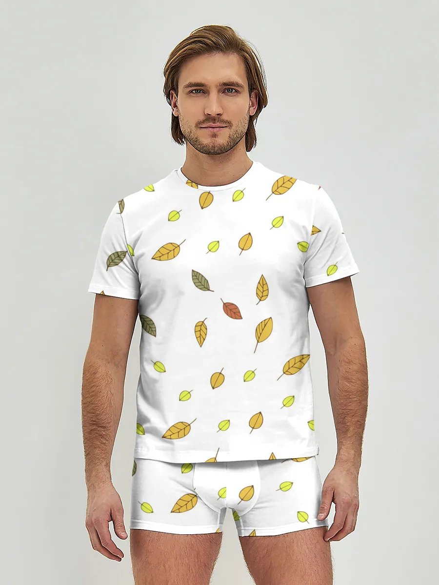 Мужские трусы с футболкой / Листопад