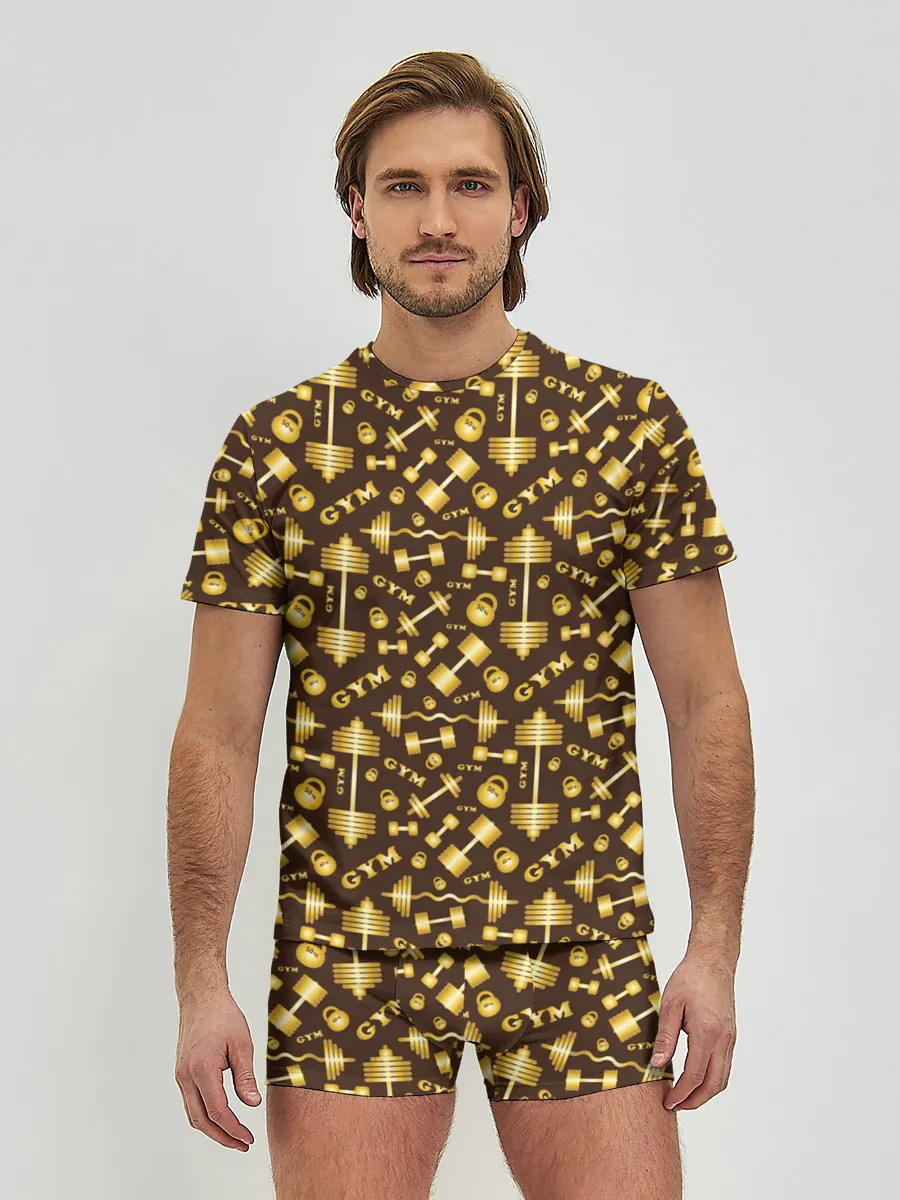 Мужские трусы с футболкой / GYM