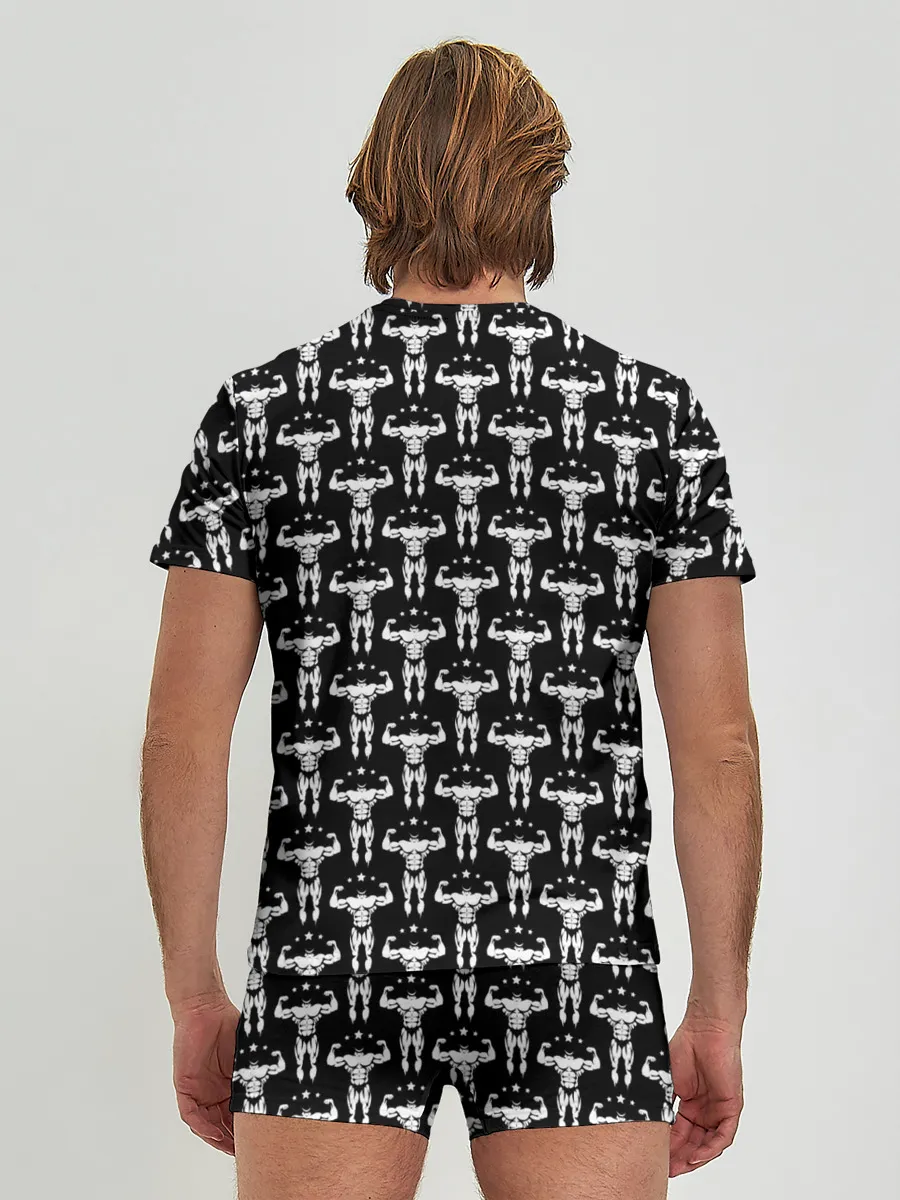 Мужские трусы с футболкой / Фитнес