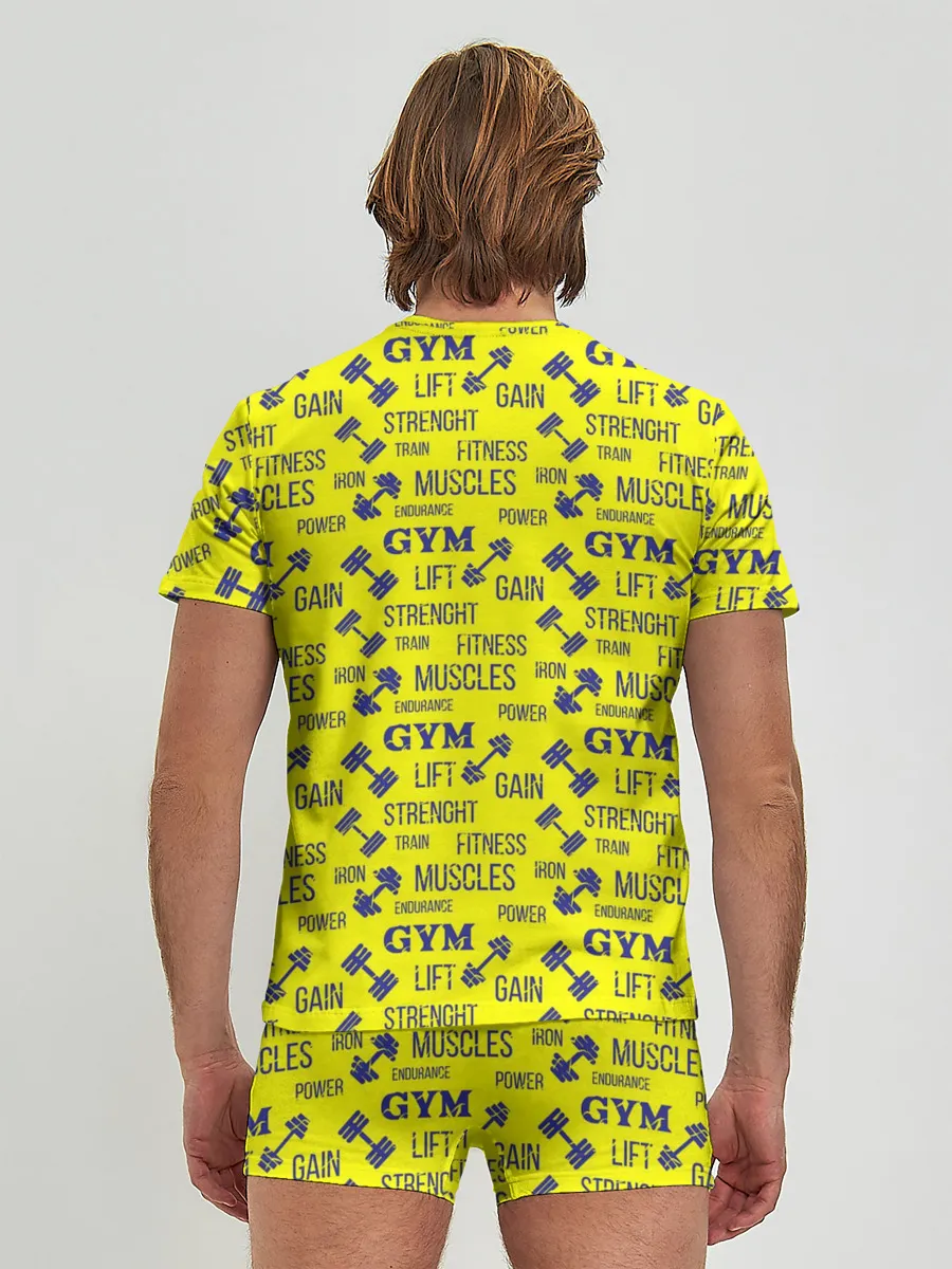 Мужские трусы с футболкой / Фитнес