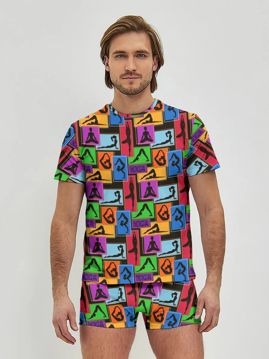 Мужские трусы с футболкой / Йога