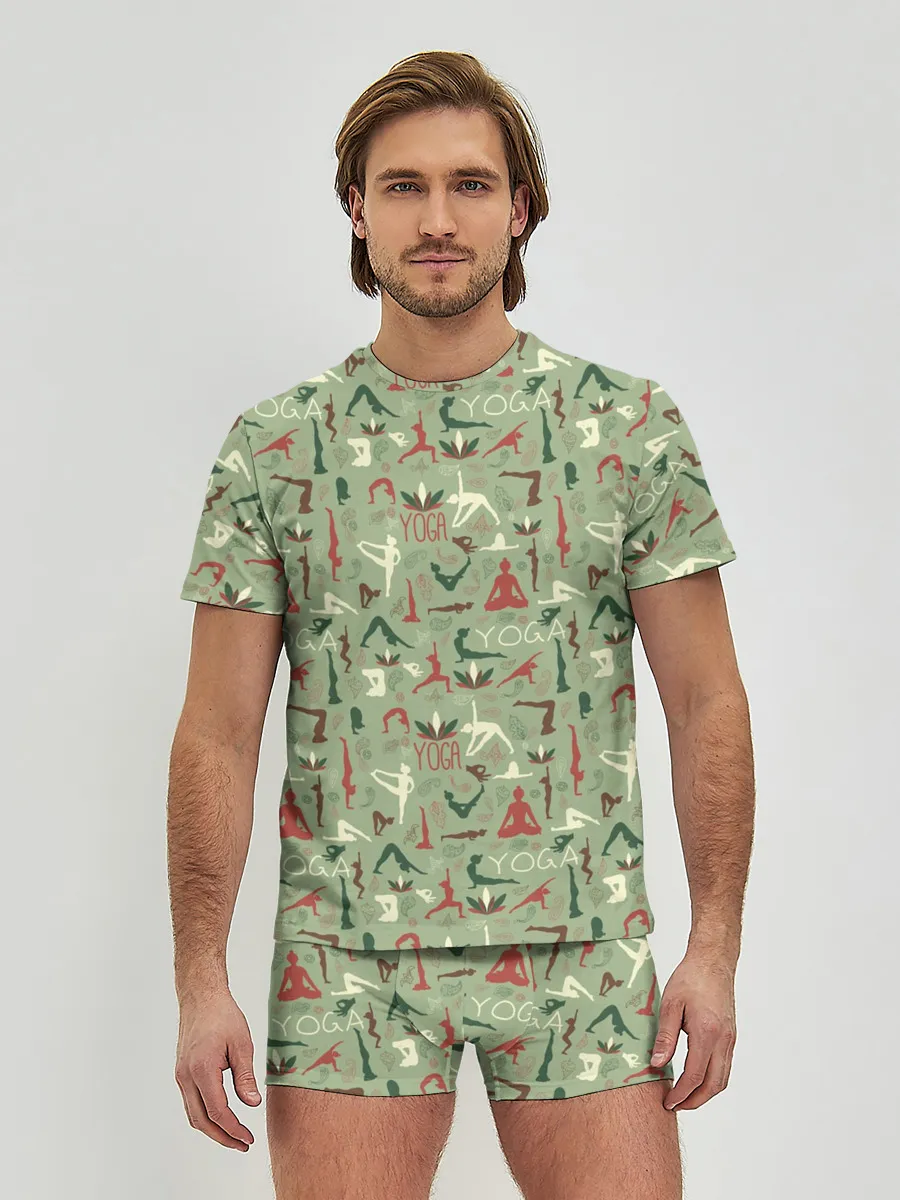 Мужские трусы с футболкой / Йога