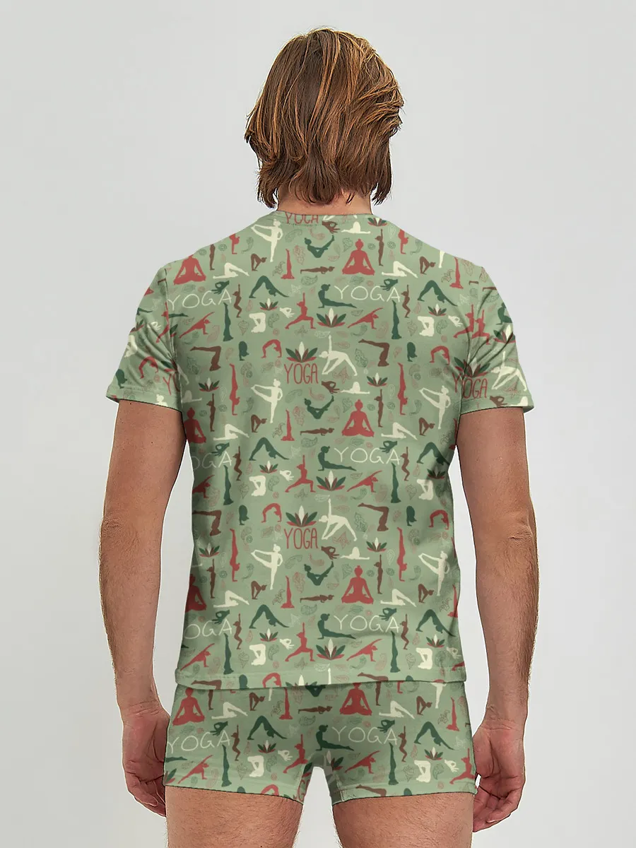 Мужские трусы с футболкой / Йога