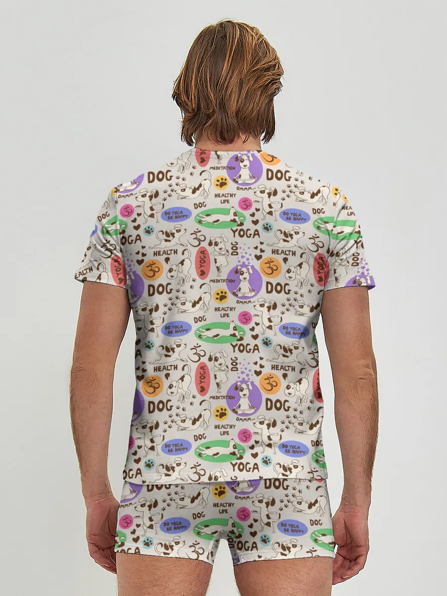 Мужские трусы с футболкой / Йога