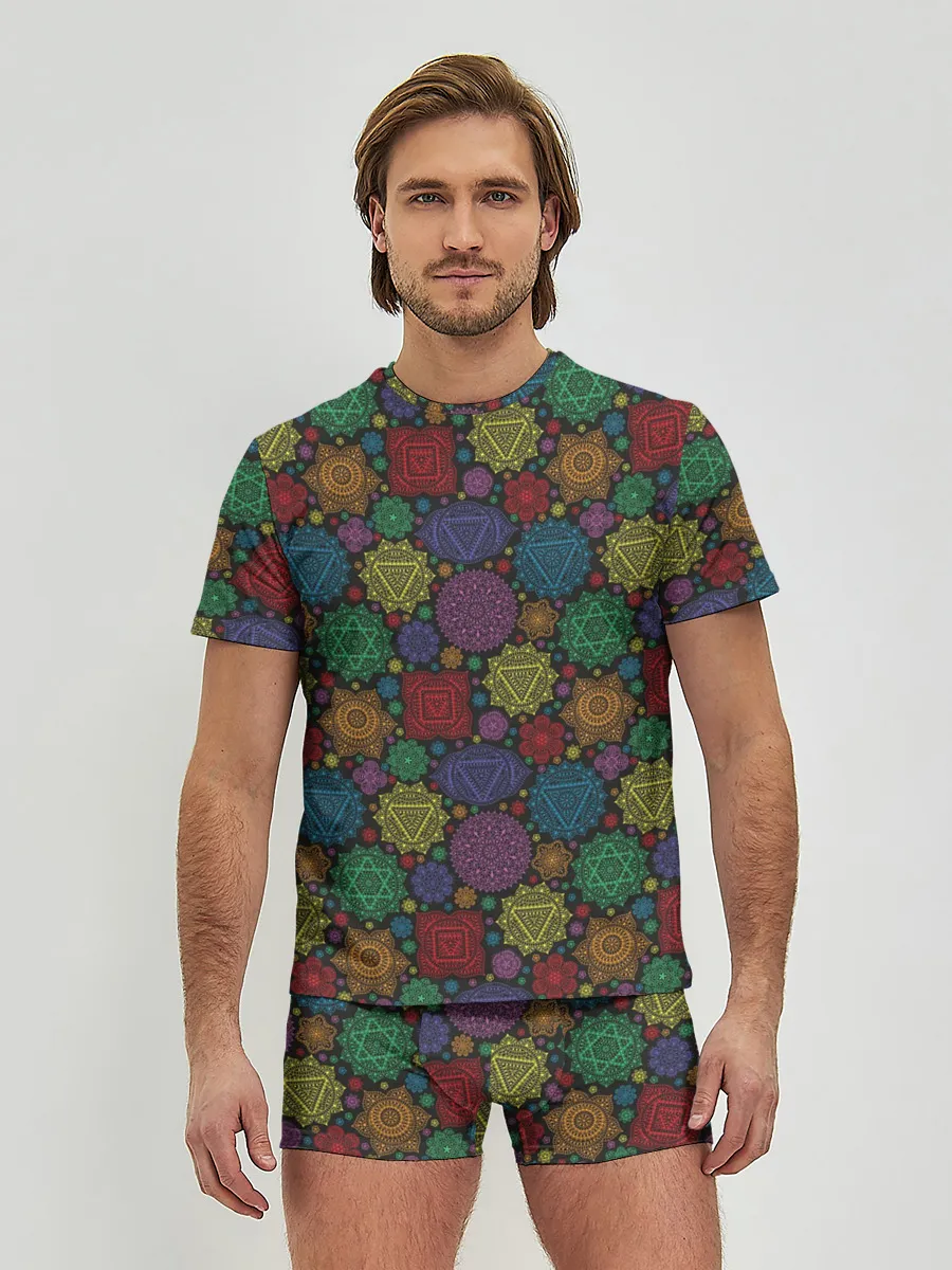 Мужские трусы с футболкой / Чакры