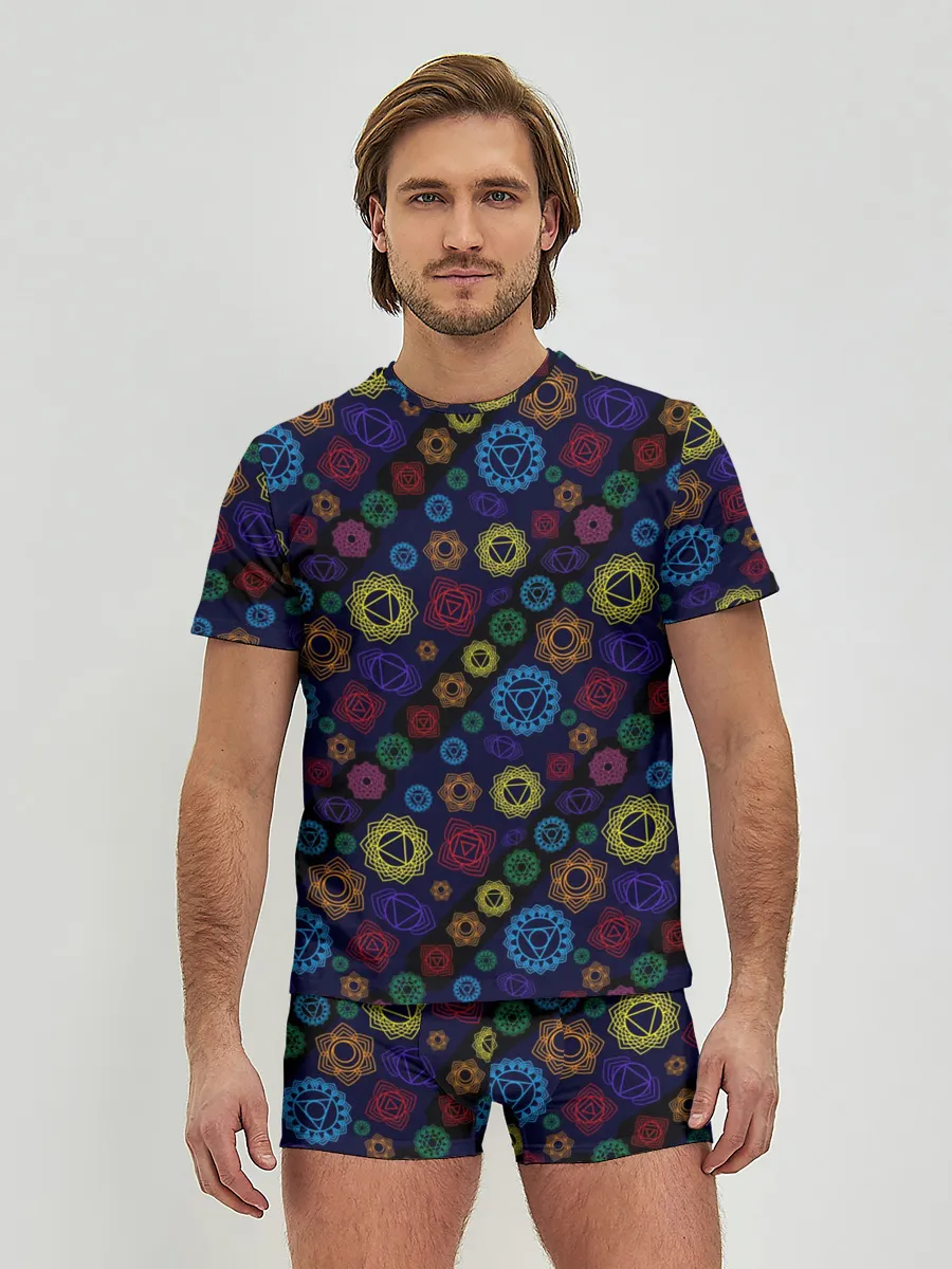 Мужские трусы с футболкой / Чакры