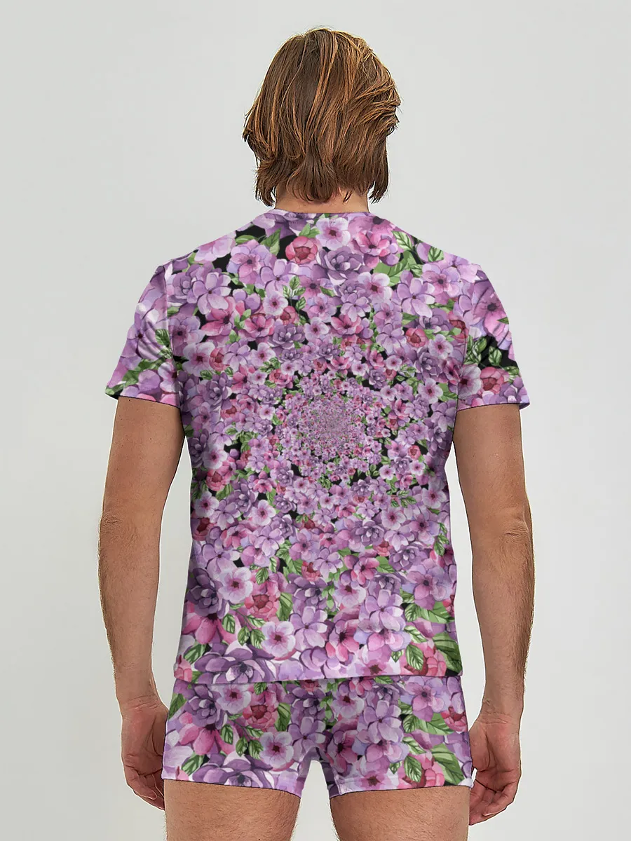 Мужские трусы с футболкой / СИРЕНЬ | VIOLET LILAC