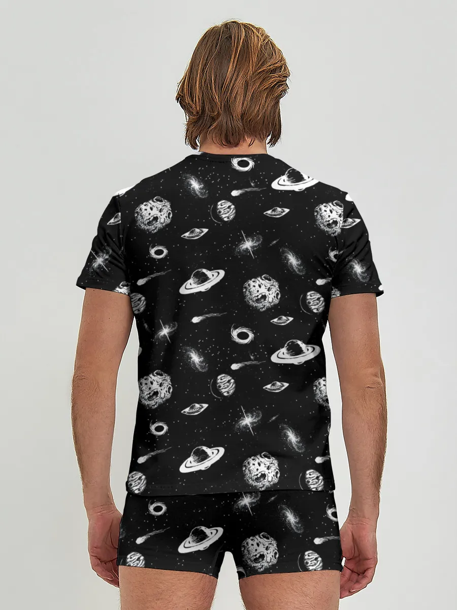 Мужские трусы с футболкой / Вселенная