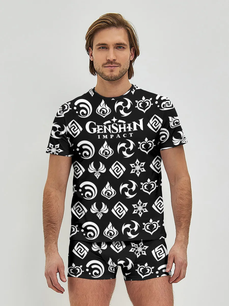 Мужские трусы с футболкой / Genshin Impact