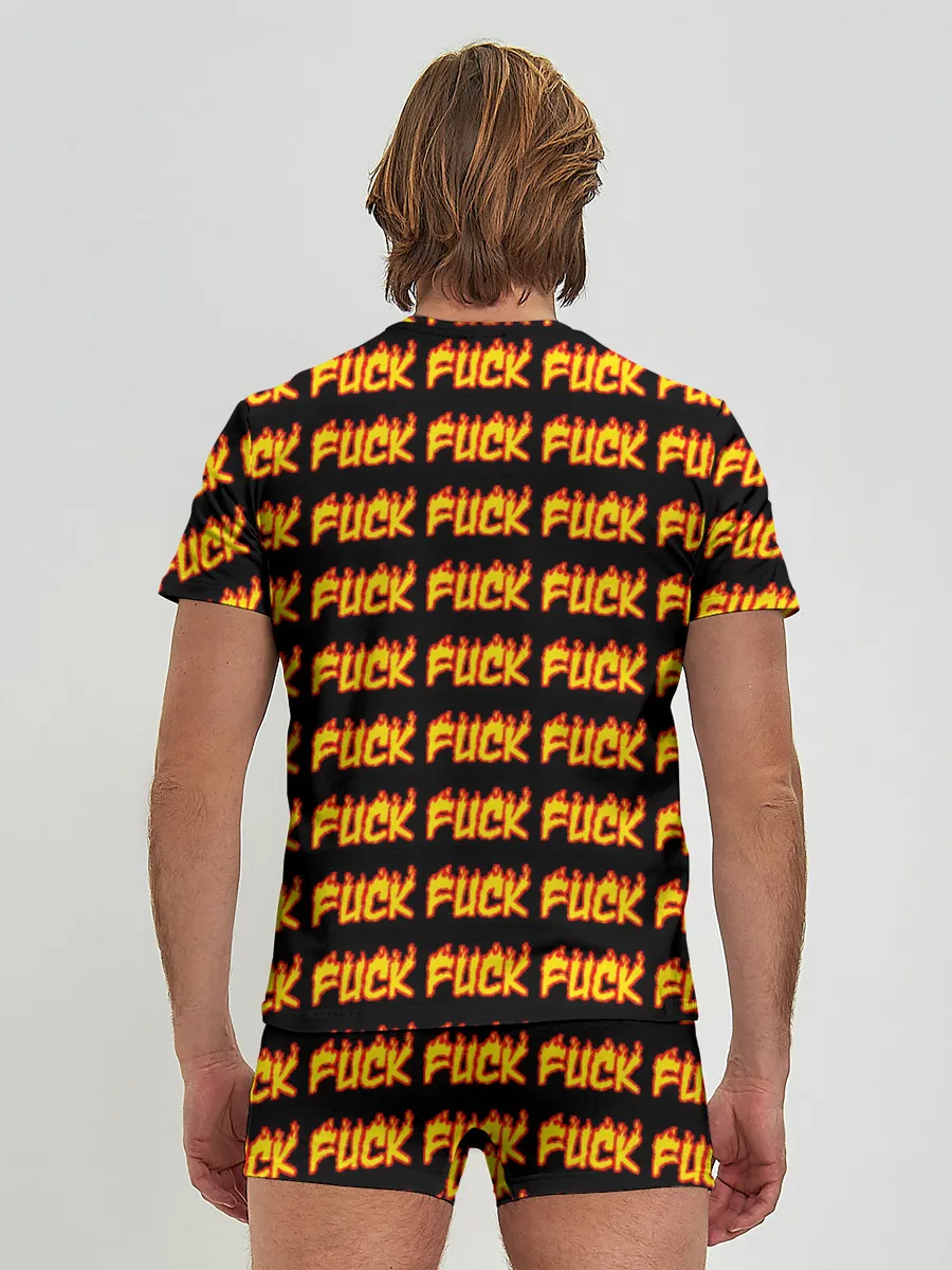 Мужские трусы с футболкой / Fuck