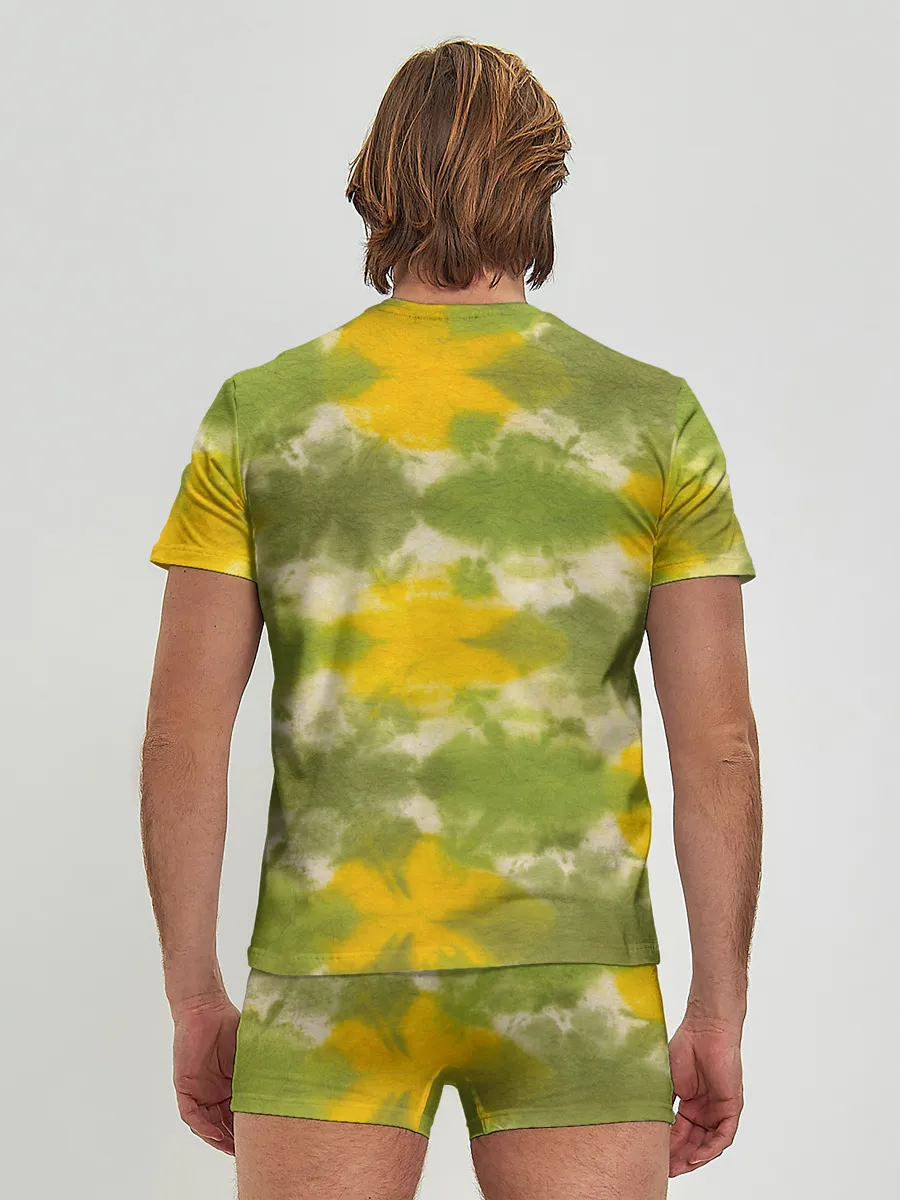 Мужские трусы с футболкой / разводы краски