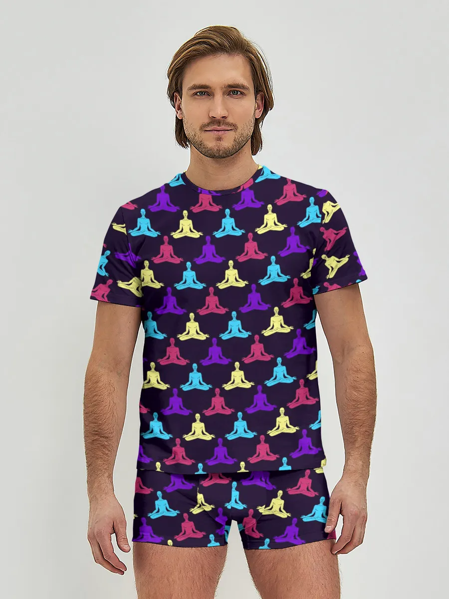 Мужские трусы с футболкой / Йога