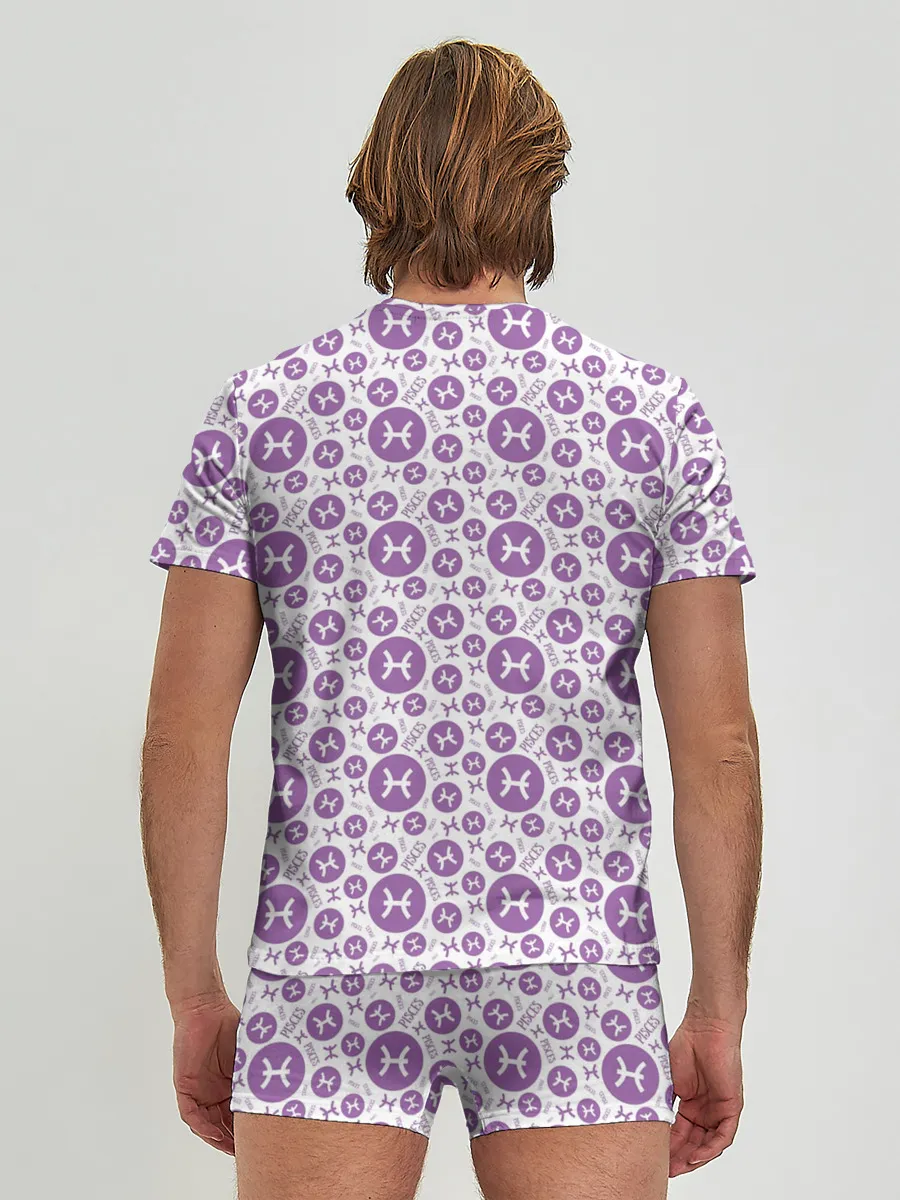 Мужские трусы с футболкой / Рыбы