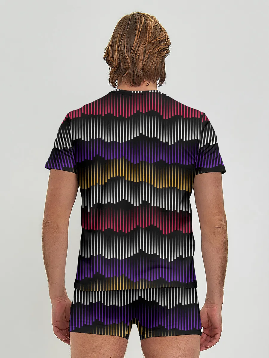 Мужские трусы с футболкой / Волны