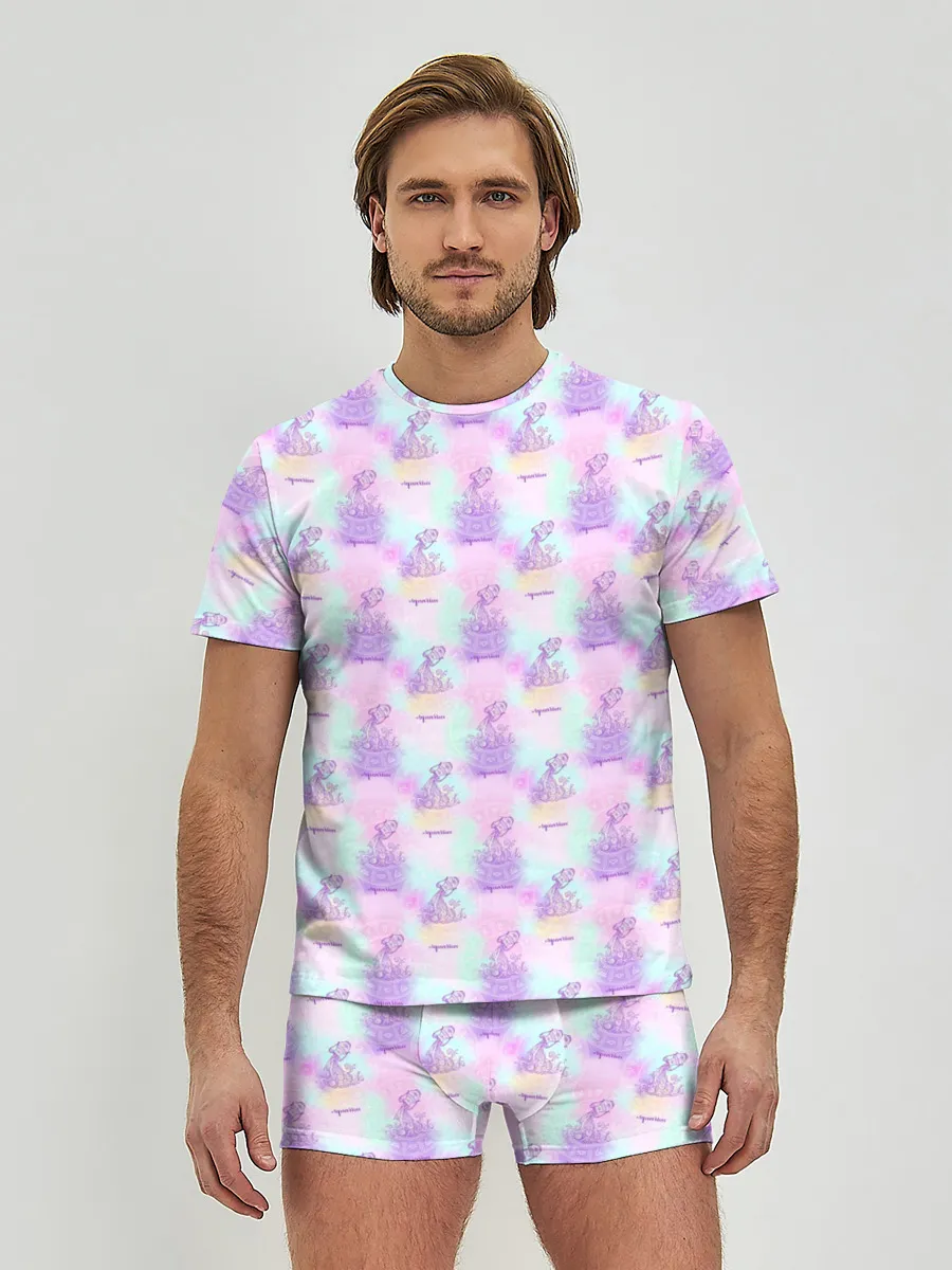 Мужские трусы с футболкой / Водолей