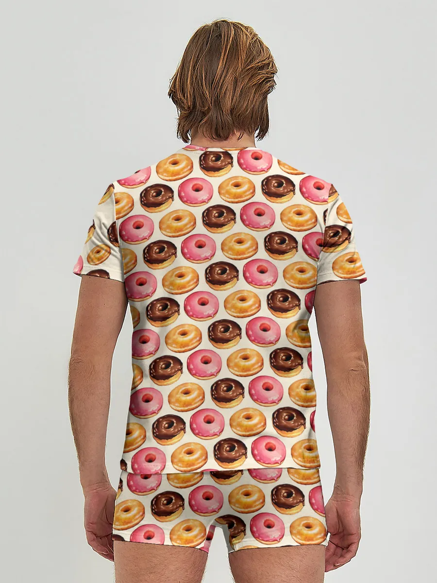 Мужские трусы с футболкой / Пончики