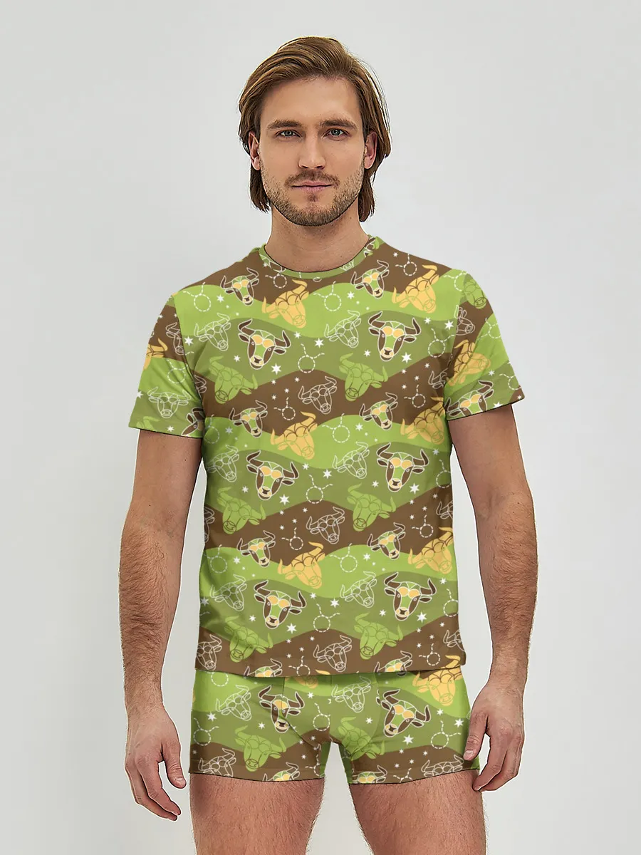 Мужские трусы с футболкой / Телец