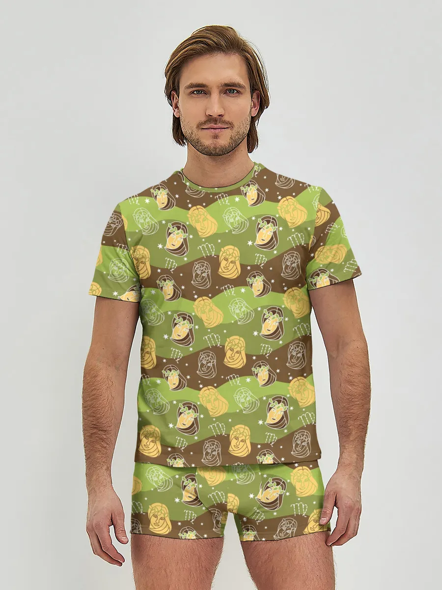 Мужские трусы с футболкой / Дева