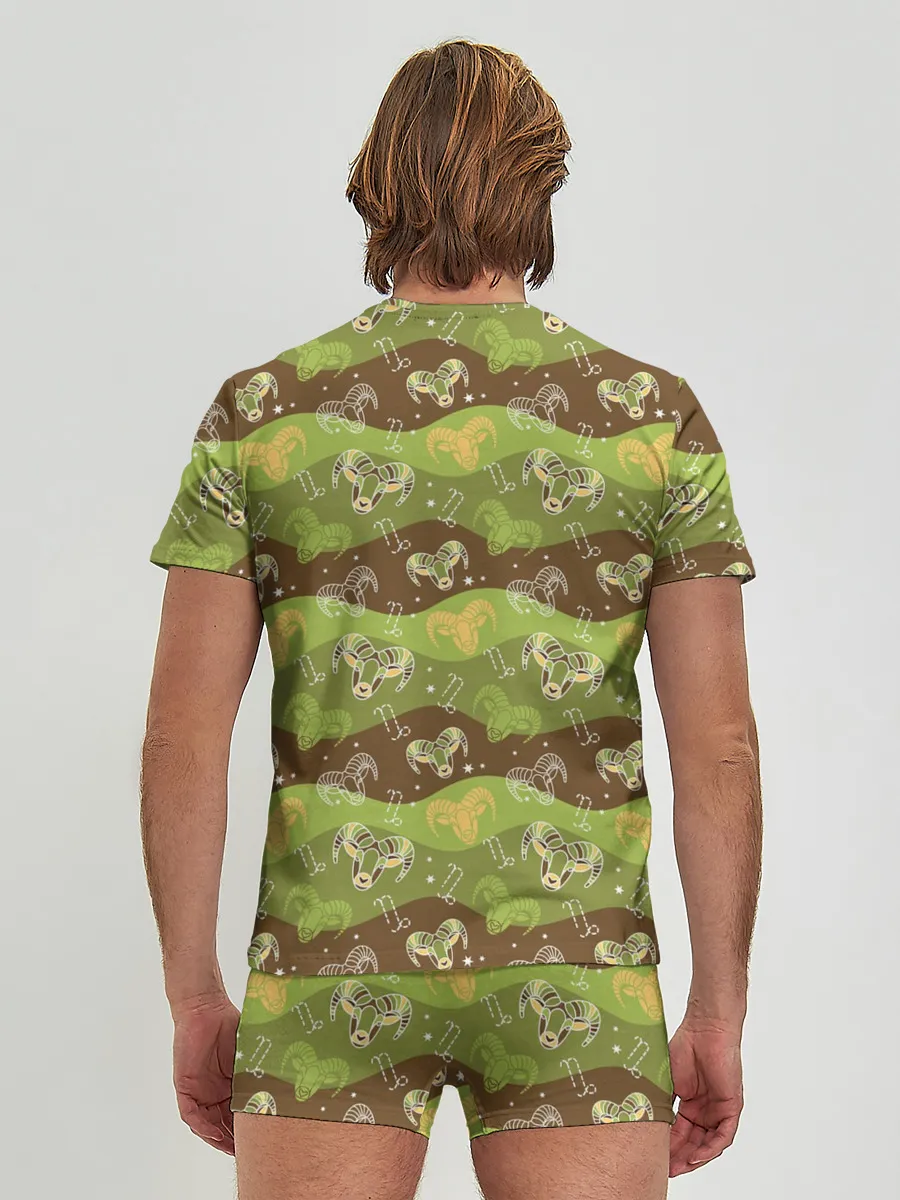 Мужские трусы с футболкой / Козерог