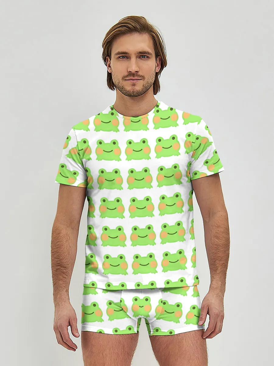 Мужские трусы с футболкой / лягушка