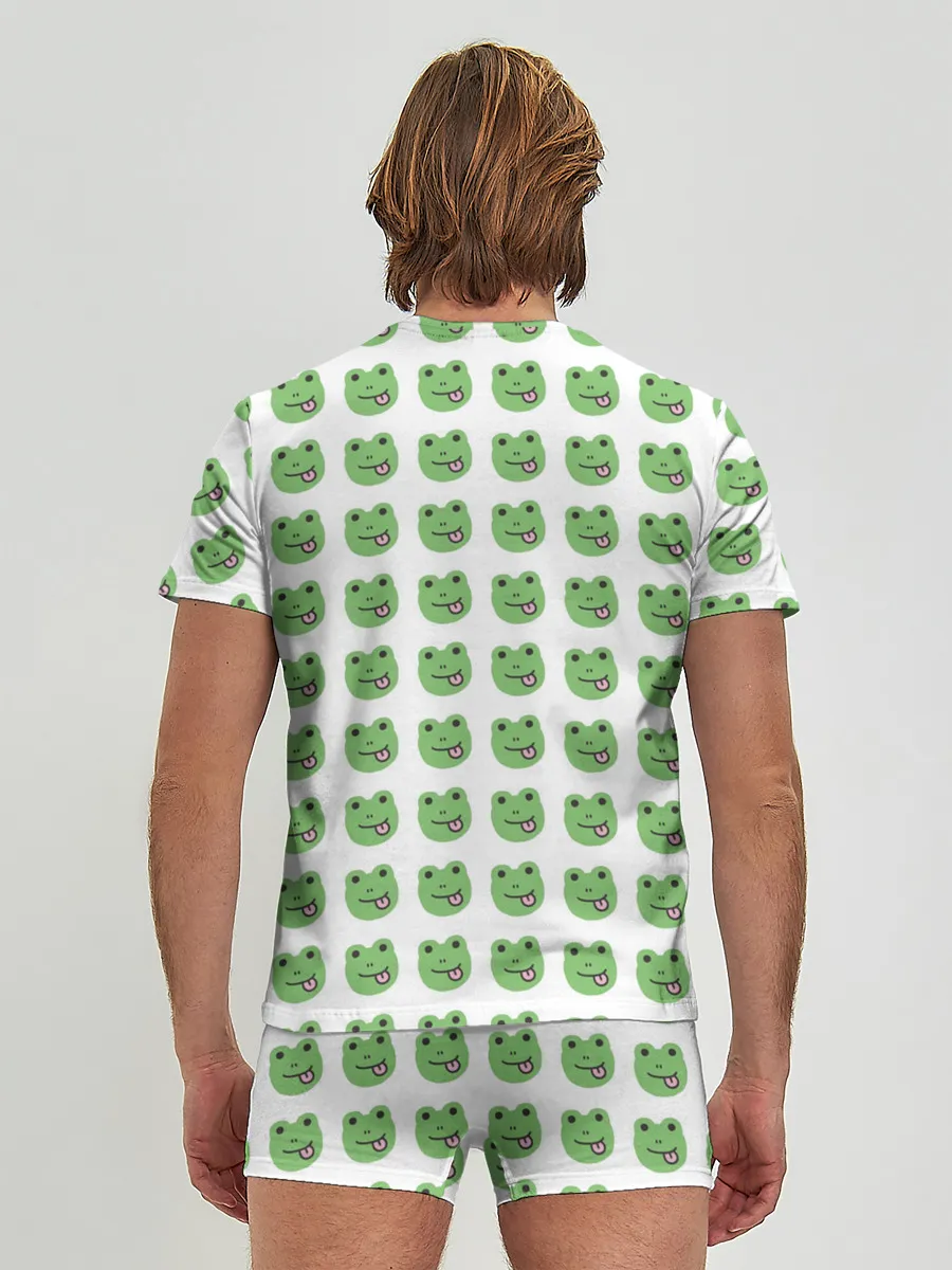 Мужские трусы с футболкой / лягушки