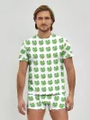 Мужские трусы с футболкой / лягушки