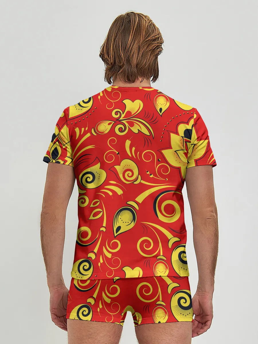 Мужские трусы с футболкой / ХОХЛОМА