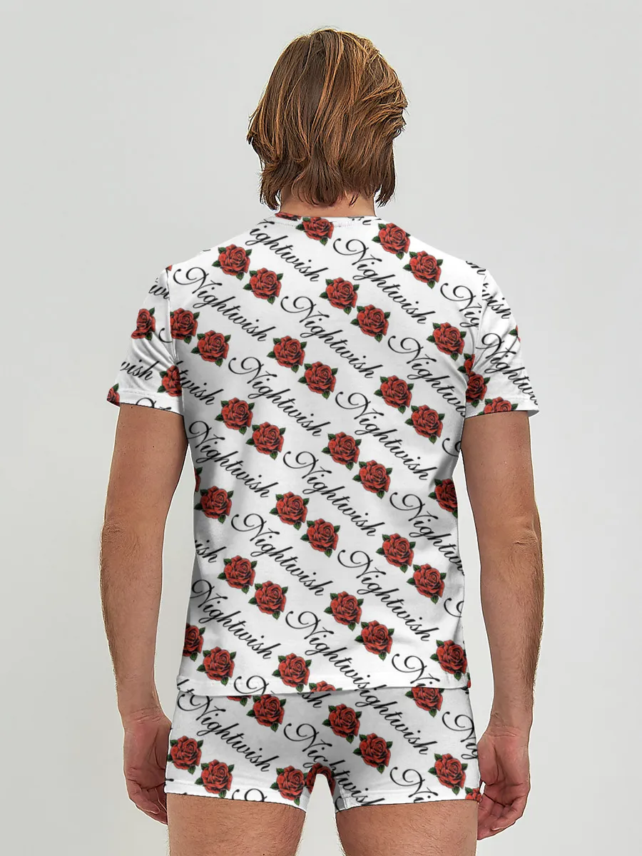 Мужские трусы с футболкой / Nightwish Roses / Найтвиш
